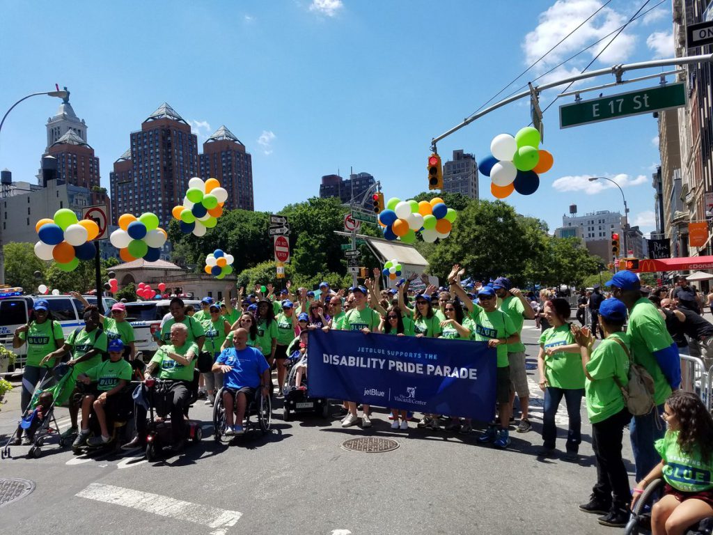 Viscardi Center Supporters at the 2017 ADA Parade
